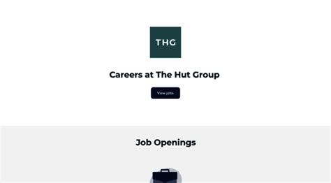 the hut group vacancies.